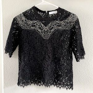 Sandro lace blouse